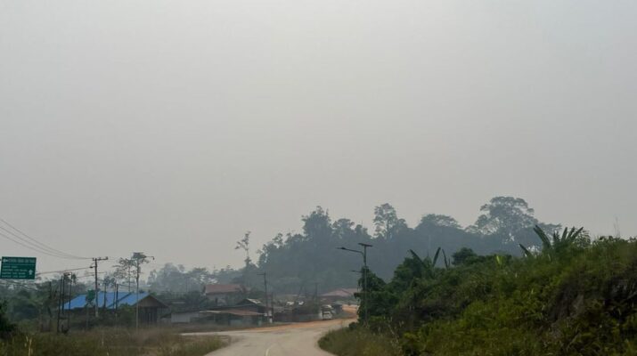 Kabut Asap Makin Pekat di Mahakam Ulu, Sekolah Beralih Belajar dari Rumah Selama Sepekan